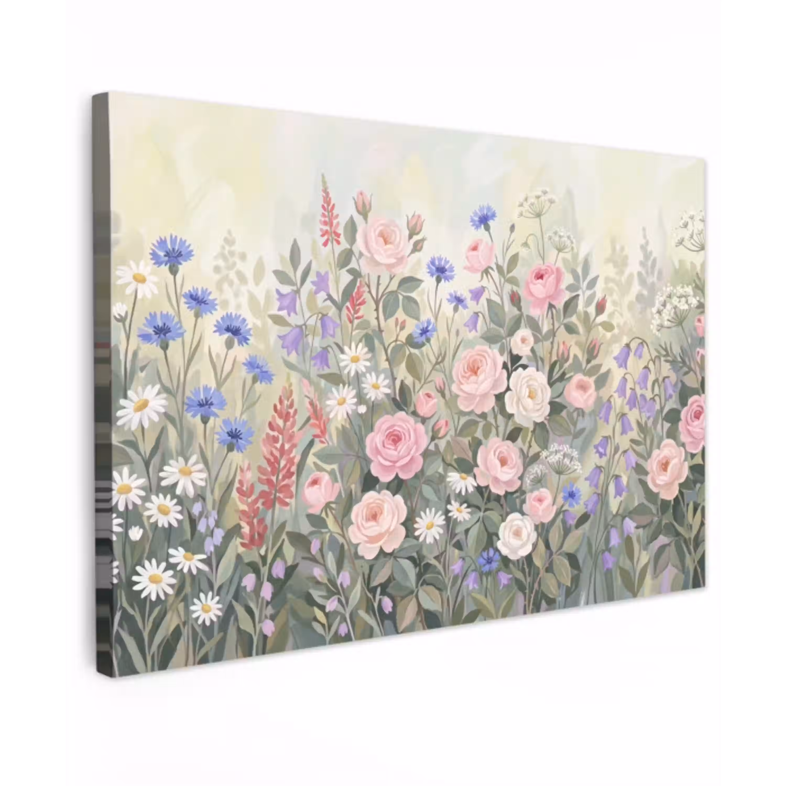 Bloemen - Tuin - Natuur - Kleurrijk canvas 2cm klein -z3d