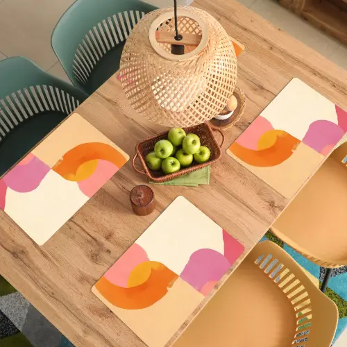 Vormen - Abstract - Kleurrijk Placemat vinyl groot -zzsfeer5_Kitchenyeah-website