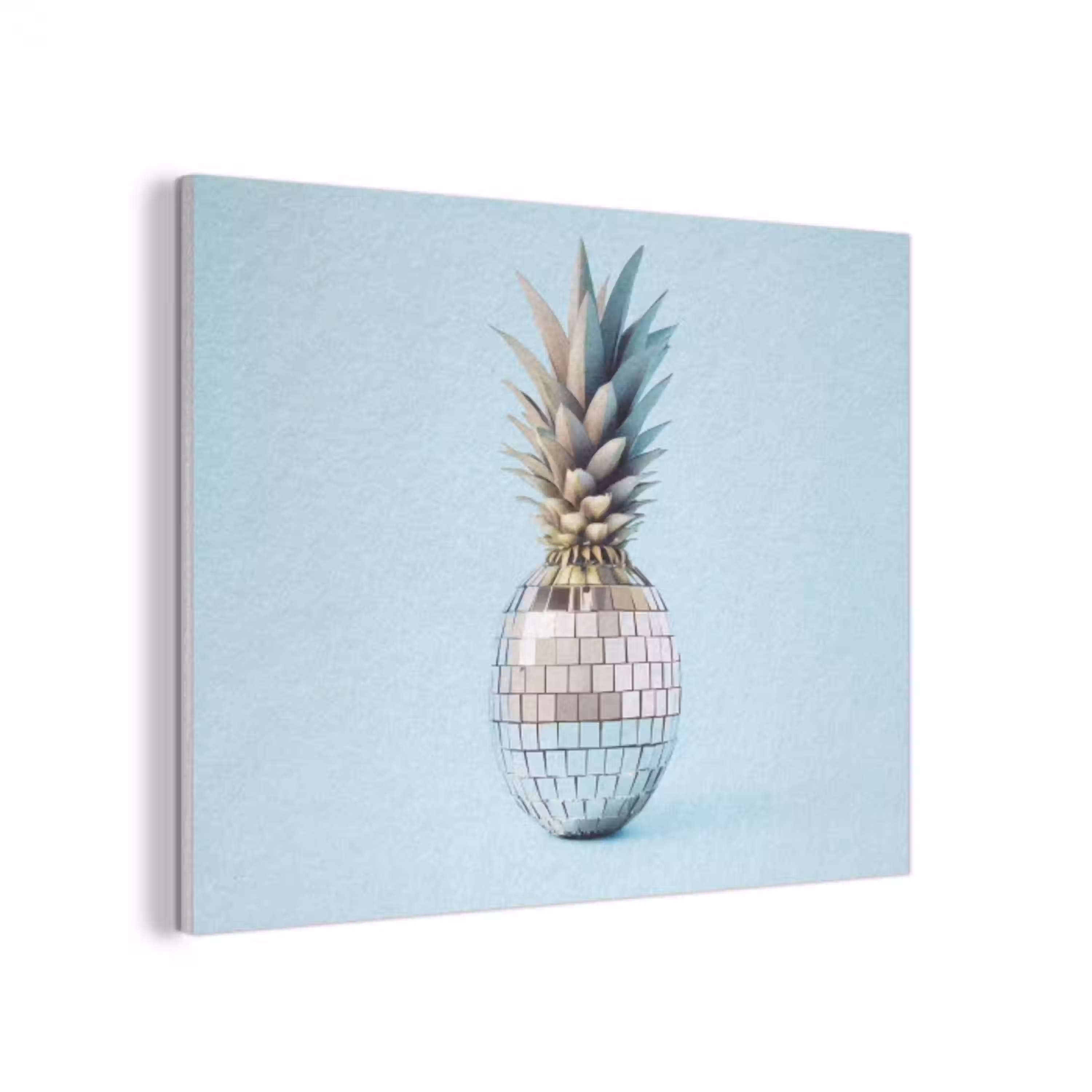 Blauw - Ananas - Disco - Discobal PET vilt klein -3d