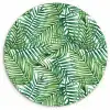 Palmboom - Bladeren - Groen Wandcirkel plexiglas klein 852 -3d