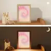 Patroon - Tie Dye - Pasteltinten - Roze Light Box met kabel klein -sfeer3_kind