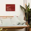 Rood - Quote - Liefde tuinposter los doek klein -sfeer7