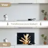 Bladeren - Goud - Herfst - Natuur - Luxe keuken achterwand spatscherm klein -voor_na_NL