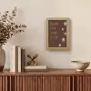 Bruin - Quote - Bloemen - Zomer Light Box met kabel (Wandlamp) klein -sfeer2
