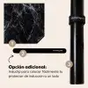 Bliksemschicht door Zwart Marmer Inductie beschermer vinyl 3mm middel -zzzzzzz-induclip_ES