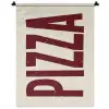 Pizza - Vintage - Decoratie - Japandi Wandkleed katoen klein -zz3d