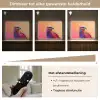 Arend - Vogel - Kleurrijk - Dier Light Box met batterij (Wandlamp kind) middel -USP_dimbaarNL