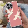 Duiven - Wit - Sierlijk Hoesje iPhone 16 Pro Max met koord klein -sfeer3