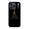 Magisch - Kerstboom - Lichtspiralen - Zwart Telefoonhoesje iPhone 17 Pro klein -3d