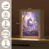 Eenhoorn - Paars - Sprookje - Fantasy dier Light Box met kabel klein -USP_NL