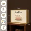 Schaap - Beige - Bloemen Light Box met batterij (Wandlamp kind) middel -USP_websiteoverzichtNL