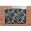 Donkergrijs - Bliksem - Marmer laptophoes neopreen klein 279 -tafel