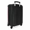 Patronen - Kers op lichtroze achtergrond NBS - Handbagage koffer - Kinderen Unisex middel -achterkant