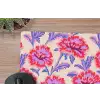 Bloemen - Patroon - Meerkleurig muismat rubber klein 262 -closeup