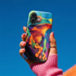 Kikker - Felgekleurd - Tak - Regenboog Toughcase MagSafe Apple iPhone 17 klein -Sfeer1V