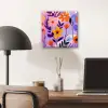 Bloemen - Kleurrijk - Bladeren aluminium wit klein -sfeer5