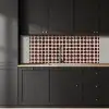Stippen - Patroon - Bruin keuken achterwand 2 middel 871 -sfeer1