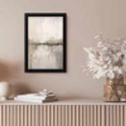 Moderne kunst - Abstract - Beige fotolijst zwart zonder passe partout klein -sfeer5