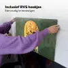 Plant - Bloemen - Wit Inductie beschemer met haakjes klein -ky-ophangen-nl