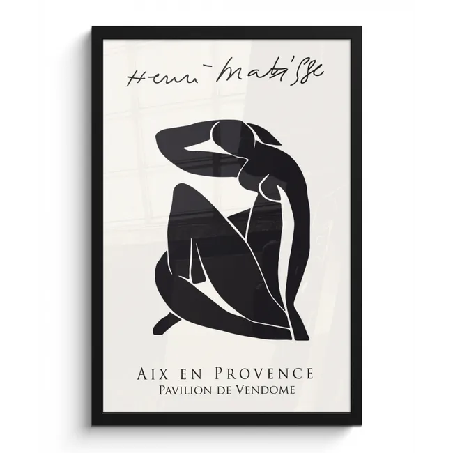 Photo Frame - Woman - Abstract - Black - Henri Matisse