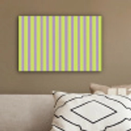 Strepen - Patroon - Groen canvas 2cm klein 34 -sfeer3