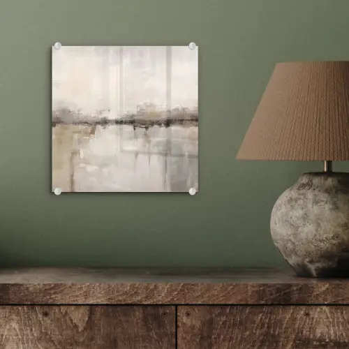 Moderne kunst - Abstract - Beige plexiglas 5mm klein -sfeer3
