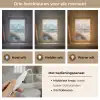 Zee - Zeilboot - Strand - Duinen - Vintage Light Box met kabel (Tafellamp) klein -USP_lichtkleurNL