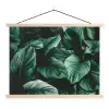 Jungle - Bladeren - Tropisch - Planten - Natuur textielposter latten blank klein -3d