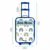 Patroon - Regenboog - Hartjes Kinderkoffer - Blauw klein -productfoto_formaten