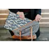 Golven - Klassiek - Blauw laptophoes neopreen klein 279 -tas