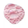 Schuim - Structuur - Roze Wandcirkel Organisch Forex 3mm klein -3d