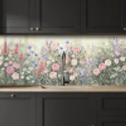 Bloemen - Tuin - Natuur - Kleurrijk keuken achterwand 2 middel -sfeer1