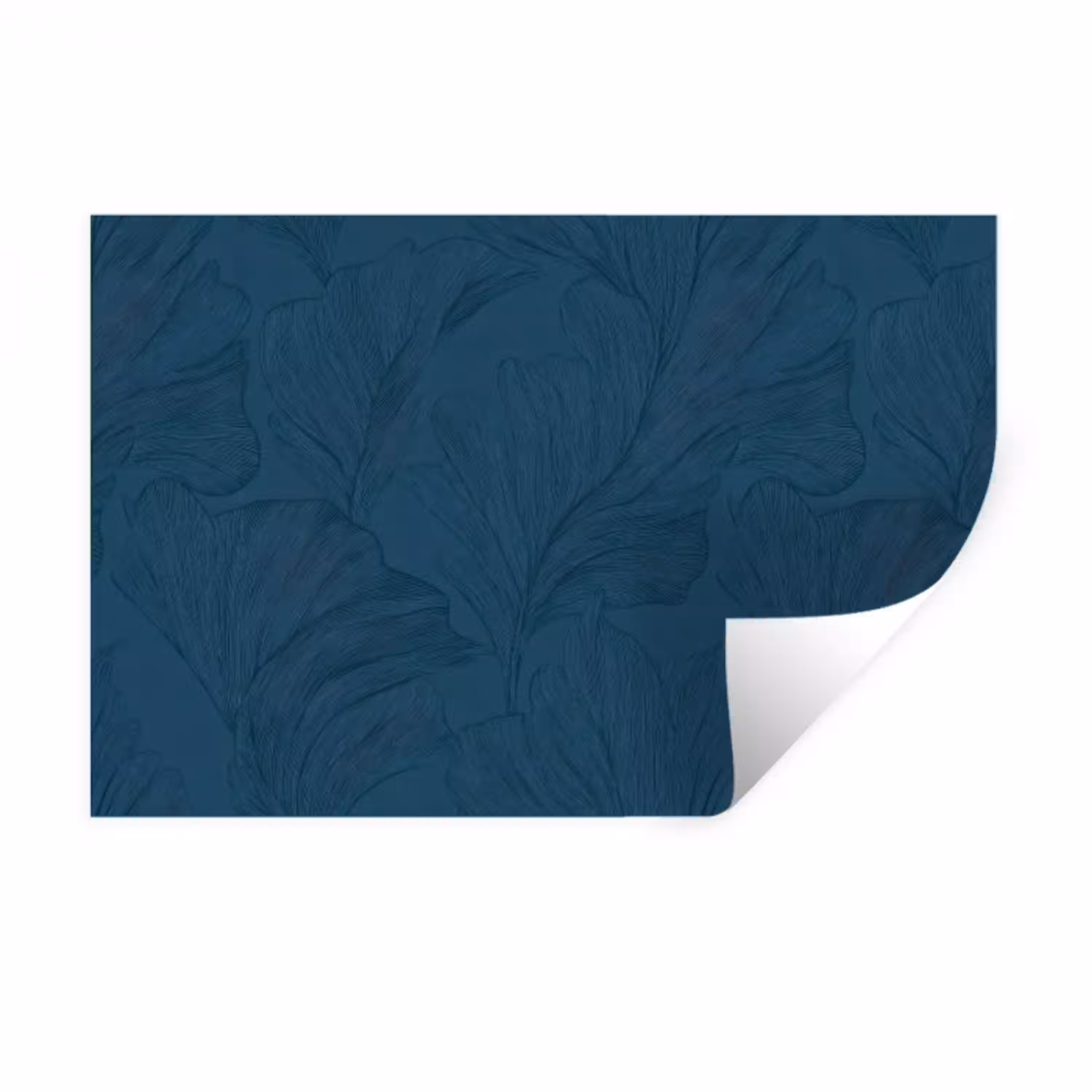 Abstract - Patroon - Donkerblauw - Elegant Muursticker klein 286 -3d