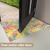 Geel - Roze - Blauw - Retro Deurmat klein -USP_NL