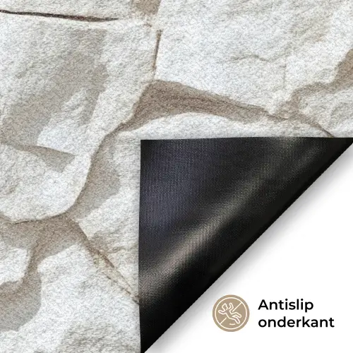 Structuur - Rots - Wit Deurmat klein 898 -antislip_NL