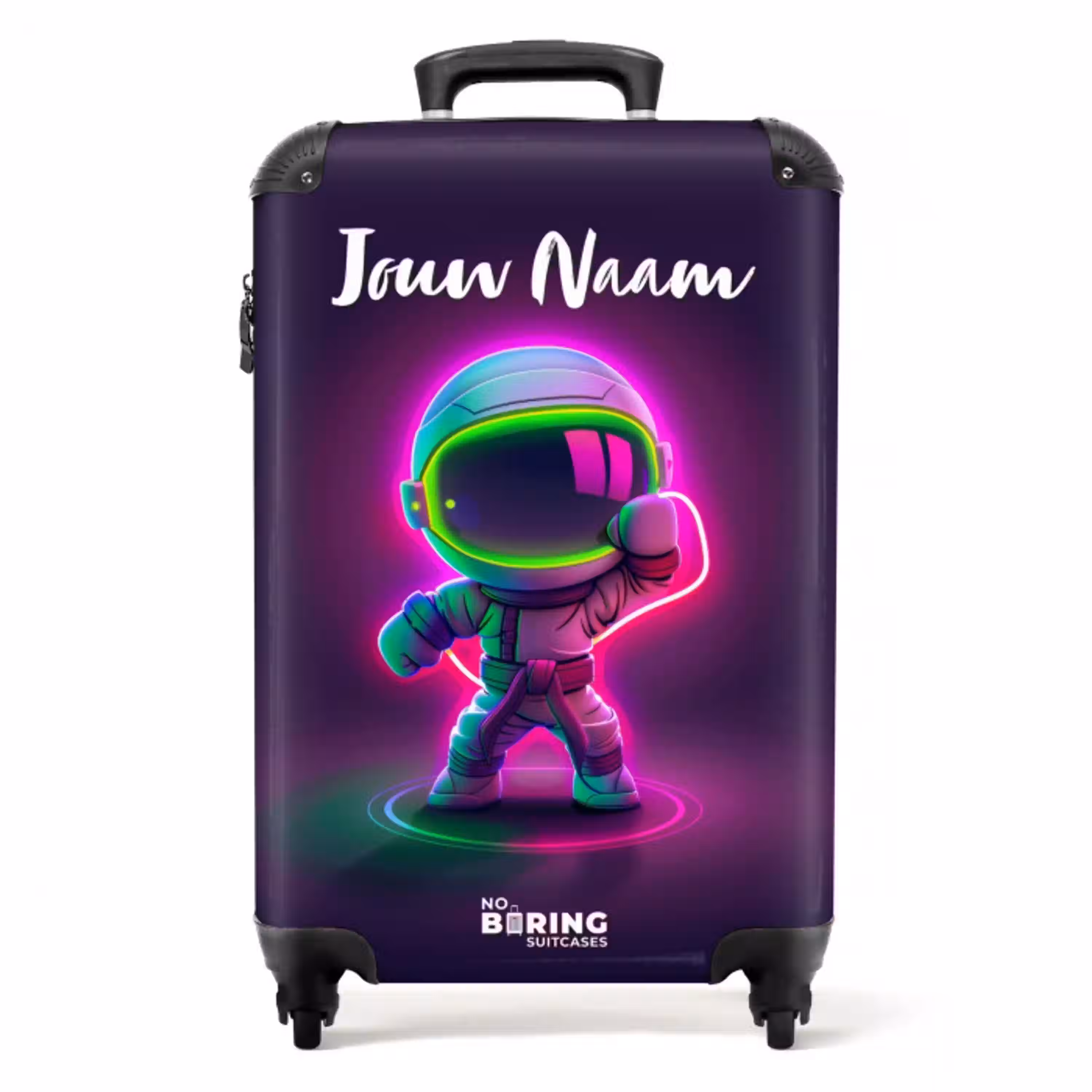 Space karate NBS - Handbagage koffer - Kinderen Unisex middel -productfoto_recht