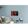 Vrouw - Drankenfruit - Rozen Muursticker klein -plant