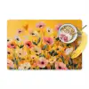 Bloemen - Veld - Geel Placemat vinyl groot -zzzproduct_Kitchenyeah-website