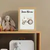 Vintage - Tractor - Pastel - Blauw Light Box met kabel (Kinderlampje) klein -sfeer2_kind