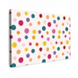 Cirkels - Speels - Kleurrijk canvas 2cm klein 34 -z3d