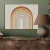 Minimalistisch - Boog - Lijnen - Beige PET vilt klein -sfeer2