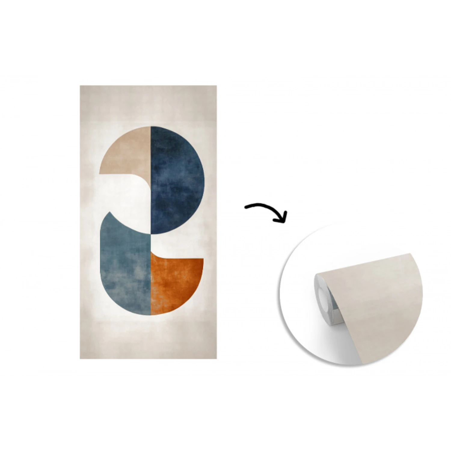 Cirkels - Abstract - Kleurrijk fotobehang vinyl groot -3d