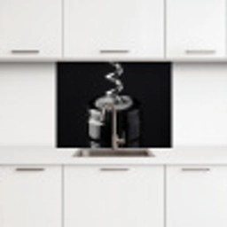 Kurkentrekker - Wijn - Zwart - Wit keuken achterwand 2 middel -3d