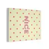 Nice - Stippen - Roze - Geel PET vilt klein -3d