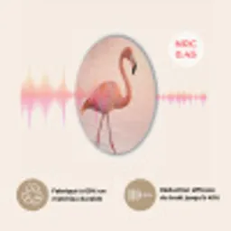 Flamingo - Water - Roze Akoestische PET Vilt - Rond klein -USP_FR