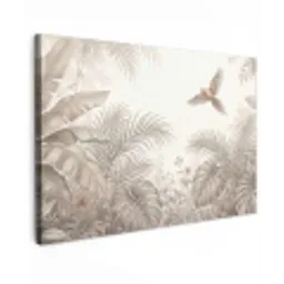 Papagaai - Jungle - Tropisch canvas 2cm klein -z3d