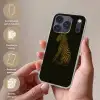 Zebra - Strepen - Goud Telefoonhoesje iPhone 17 Pro klein -sfeer3_NL