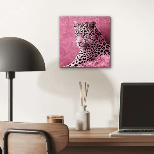 Panter - Luxe - Roze aluminium wit klein -sfeer5