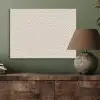 Patroon - Beige - Lijnen - Bruin PET vilt klein 837 -sfeer2