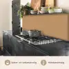 Bruin - Effen print keuken achterwand 2 middel 871 -usp_NL